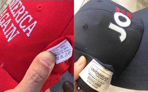 are maga hats mafe in china